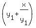 +%28y%5B1%5D%2B+x%2Fy%5B1%5D%29+