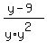 +%28y-9%29%2F%28y%2Ay%5E2%29