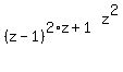 +%28z-1%29%5E%282%2Az%2B1%29%5Ez%5E2+