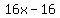 +%2B+16x+-+16+