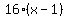 +%2B16%28x-1%29+