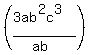 ++%28%283ab%5E2c%5E3%29+%2F+%28ab%29%29+