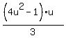 ++%28%284u%5E2-1%29u%29%2F3+