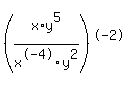 ++%28+x%2Ay%5E5+%2F+x%5E-4y%5E2+%29%5E-2+