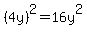 ++%284y%29%5E2=16y%5E2
