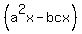++%28a%5E2x+-+bcx%29+