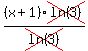 ++%28x%2B1%29cross%28ln%283%29%29%2Fcross%28ln%283%29%29