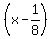 ++%28x-1%2F8%29+