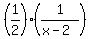 ++++%281%2F2%29+%2A+%281%2F%28x-2%29%29+