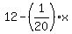 ++12+-+%281%2F20%29%2Ax+