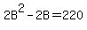 ++2B%5E2+-+2B+=+220+