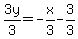 ++3y%2F3++=+-x%2F3+-3%2F3+