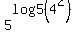 ++5%5Elog5%284%5E2%29+