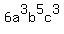++6a%5E3b%5E5c%5E3+