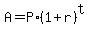 ++A+=+P%2A%281+%2B+r%29%5Et+