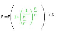 ++F+=+P%28green%281%2B%281%2F%28n%2Fr%29%29%5E%28n%2Fr%29%29%29%5E%28rt%29+