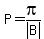 ++P=pi%2Fabs%28B%29