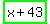 ++highlight_green%28x%2B43%29+