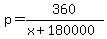 ++p=360%2F%28x+%2B+180000%29