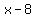 ++x+-+8+