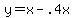 ++y+=+x+-+.4x+