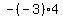 +-%28-3%29%2A4