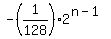 +-%281%2F128%29%2A2%5E%28n-1%29