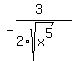 +-%283%29%2F%282%2Asqrt%28x%5E5%29%29