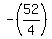 +-%2852%2F4%29+