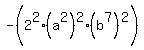 +-+%282%5E2%28a%5E2%29%5E2%28b%5E7%29%5E2%29+