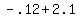 +-.12+%2B+2.1+