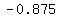 +-0.875