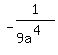 +-1%2F%289a%5E4%29