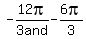 +-12pi%2F3+and+-6pi%2F3+