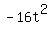 +-16t%5E2+