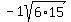 +-1sqrt%286%2A15%29+