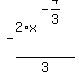 +-2%2F3%2Ax%5E%28-4%2F3%29+