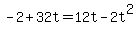 +-2+%2B+32t+=+12t+-+2t%5E2