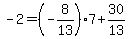 +-2+=+%28-8%2F13%29%2A7+%2B+30%2F13+