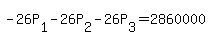 +-26P%5B1%5D+-+26P%5B2%5D+-+26P%5B3%5D+=+2860000+