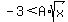 +-3%3CA%2Asqrt+%28x%29+
