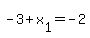 +-3+%2B+x%5B1%5D+=+-2+