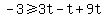 +-3+%3E=+3t+-+t+%2B+9t+