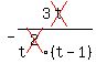 +-3cross%28t%29%2Ft%5Ecross%282%29%28t+-+1%29