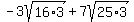 +-3sqrt%2816%2A3%29%2B7sqrt%2825%2A3%29+