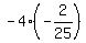 +-4%2A%28-2%2F25%29+