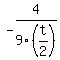 +-4%2F9%28t%2F2%29+