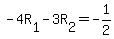 +-4R%5B1%5D+-+3R%5B2%5D+=+-1%2F2+