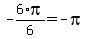 +-6%2Api%2F6+=+-pi+