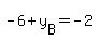 +-6+%2B+y%5BB%5D+=+-2+